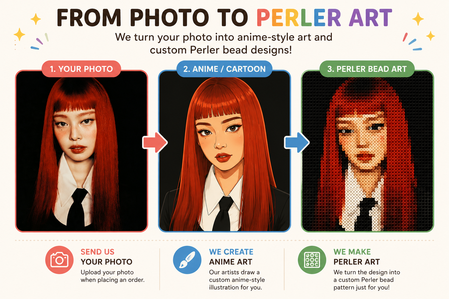 Perler bead pattern customization