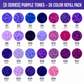 1000 pcs Monochrome D-series PerlerBeads Supplement Pack