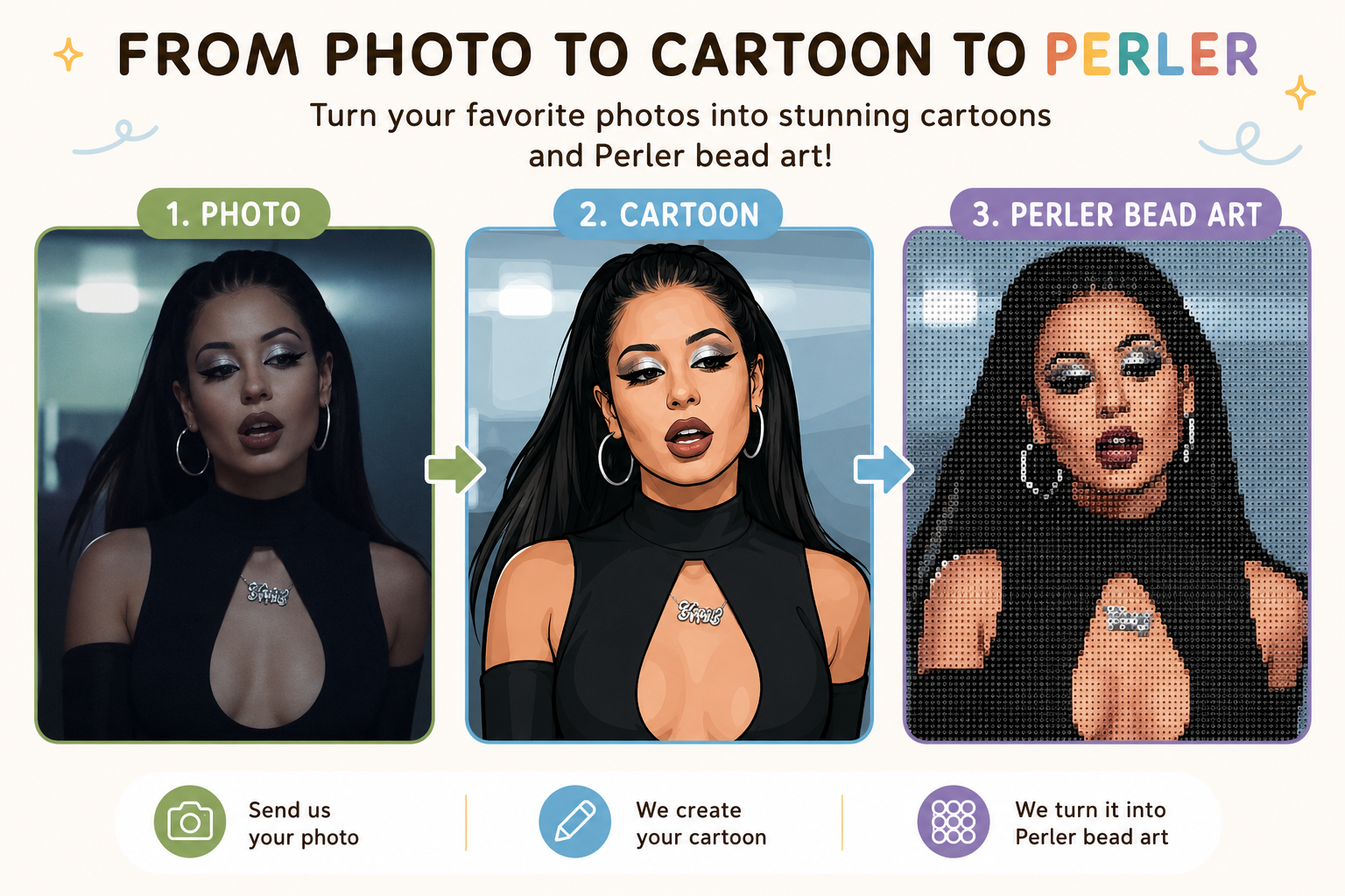 Perler bead pattern customization