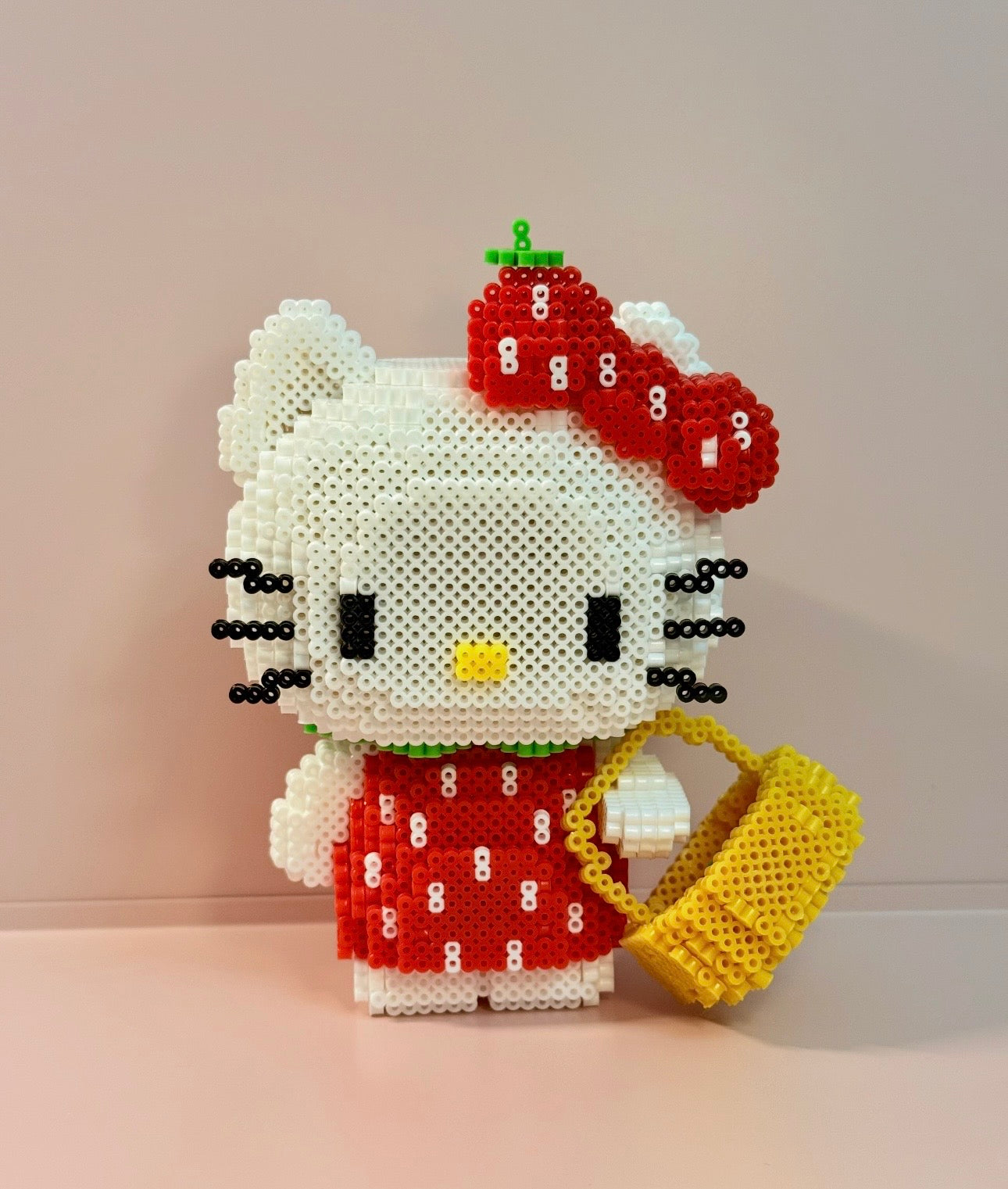 Perler Beads 3D Hello Kitty