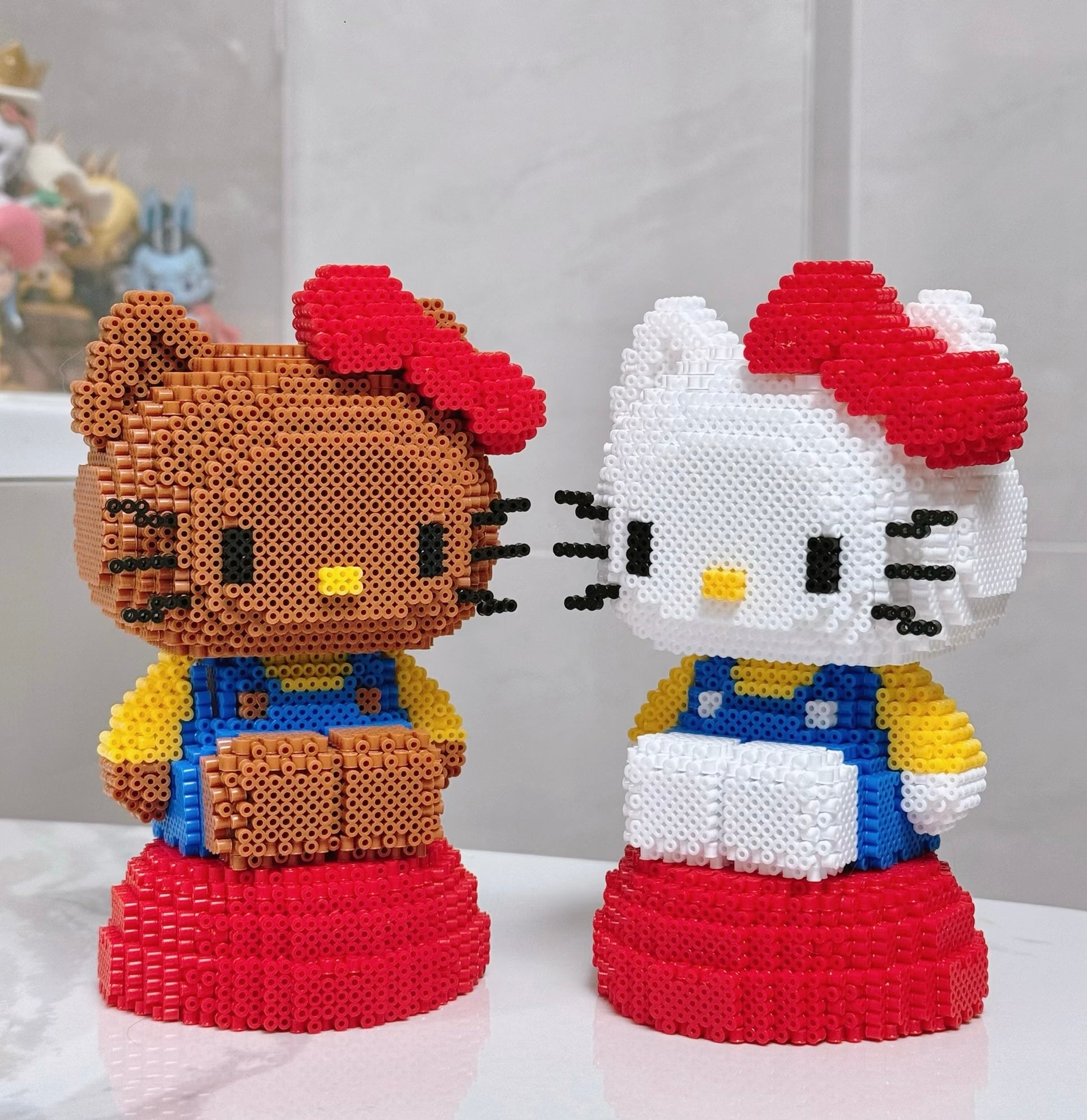 Perler Beads 3D Hello Kitty