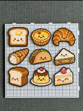 Cheese Cake Perler Beads Pattern