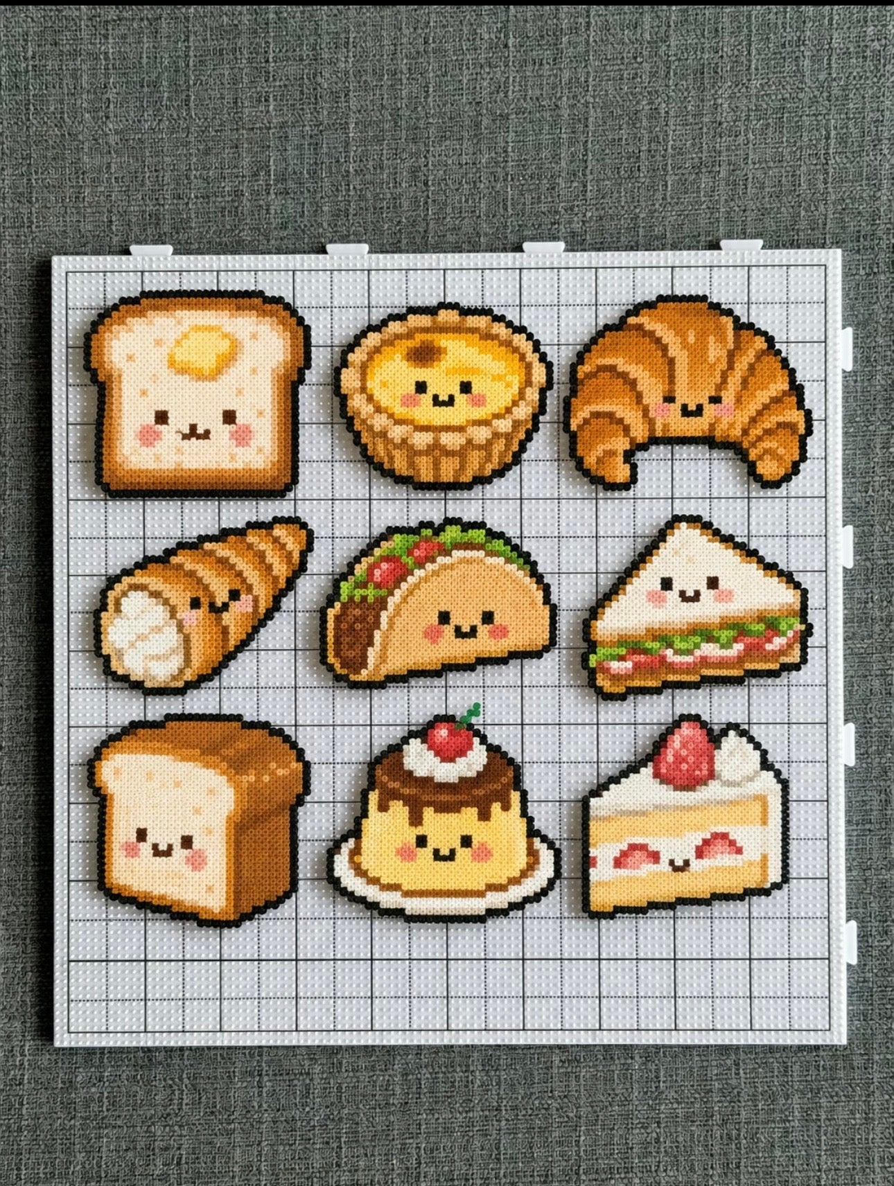 Cheese Cake Perler Beads Pattern