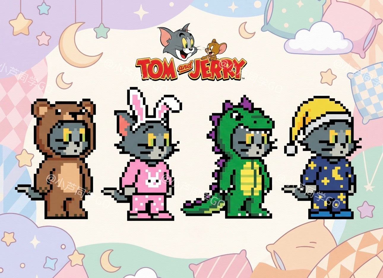 Tom & Jerry Perler Beads Pattern