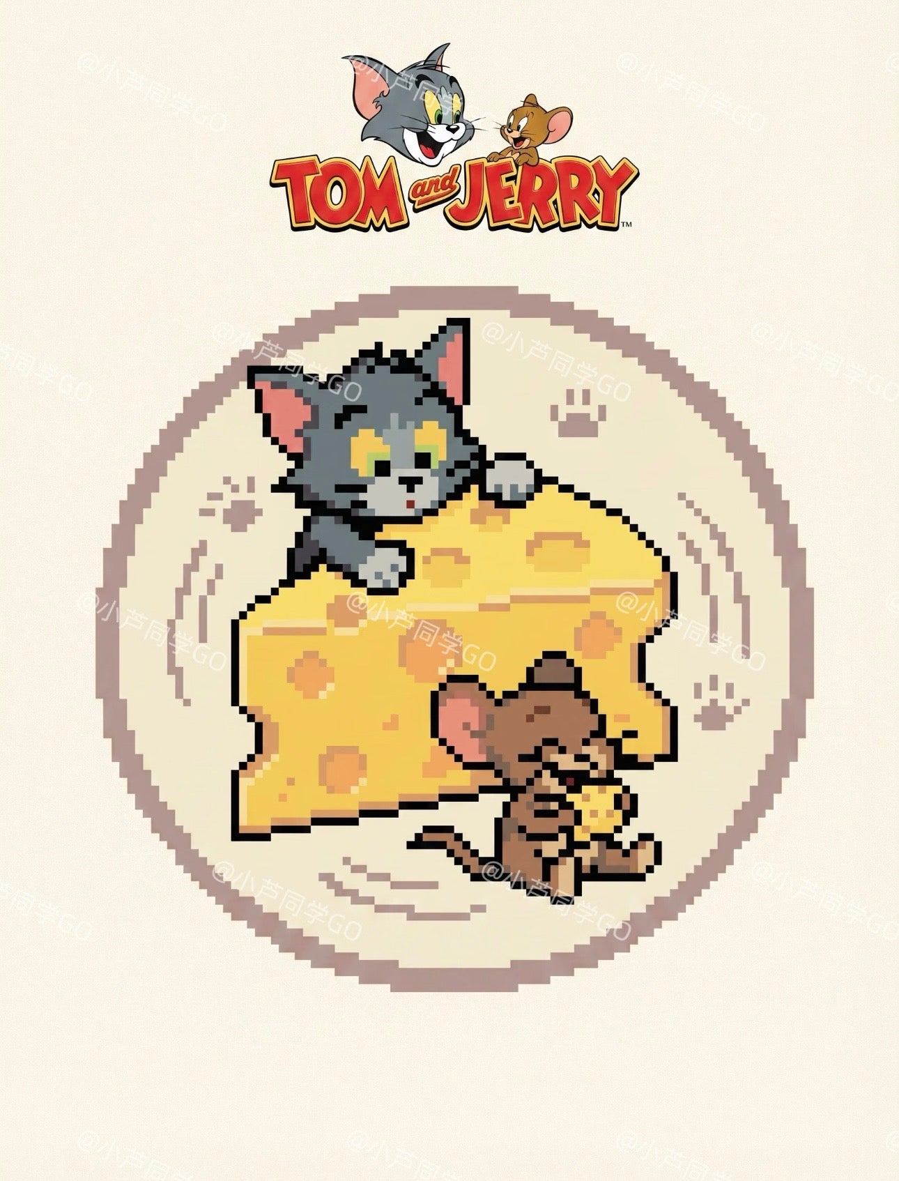 Tom & Jerry Perler Beads Pattern